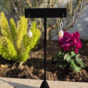 Elegant Pearl Drop Earrings